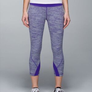 Lululemon Run: Inspire Crop II All Luxtreme in We Are From Space Brusied Berry 6